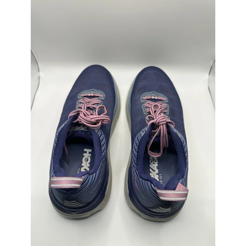 Size 9.5 - Hoka One One Bondi 6 Blue - 1019270-MBRB Women